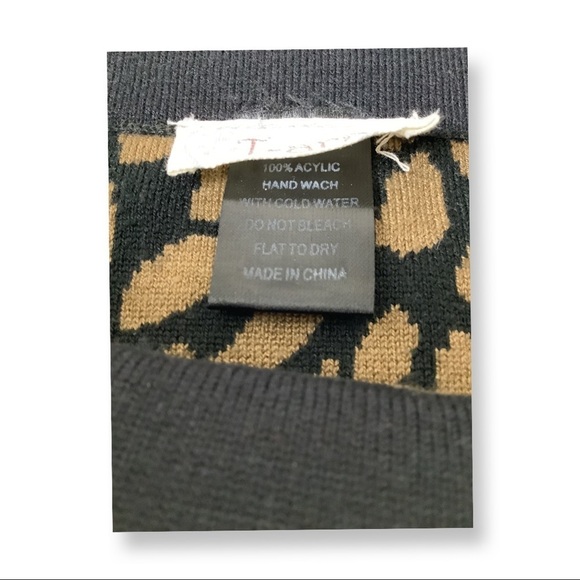 T-ara cheetah print mini sweater skirt - Picture 4 of 4